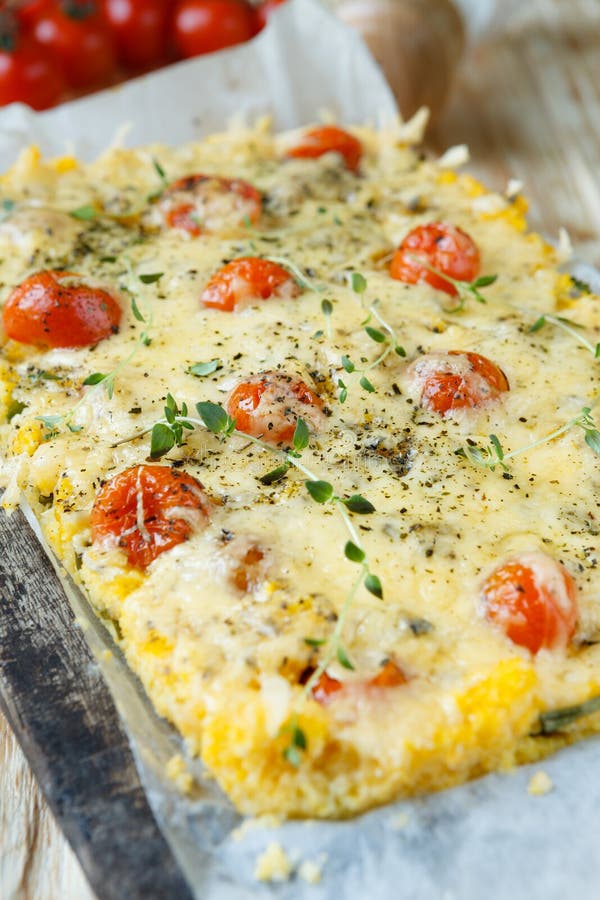 Polenta with Sundried Tomatoes Stock Photo Image of healthy, italian