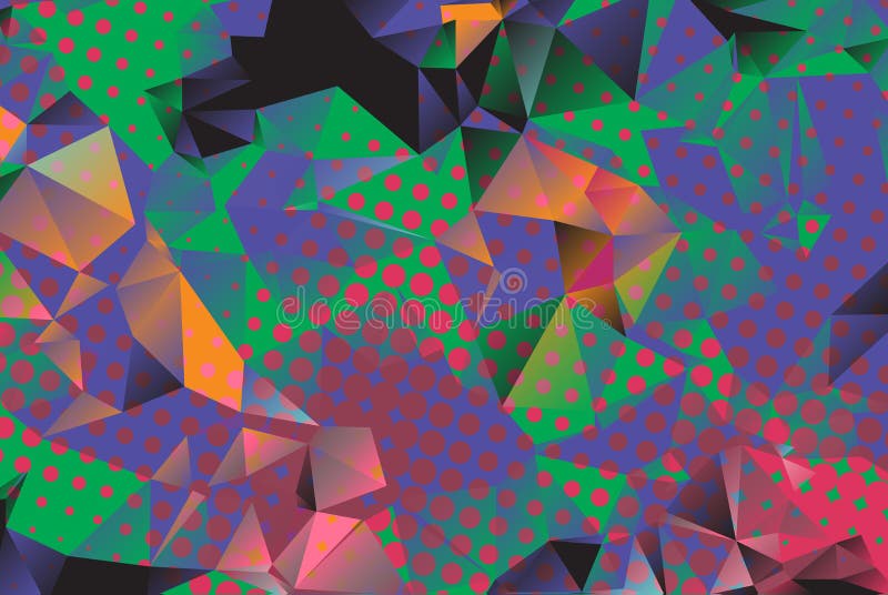 Poli fondo basso con molti punti royalty illustrazione gratis Poli fondo basso con molti punti royalty illustrazione gratis