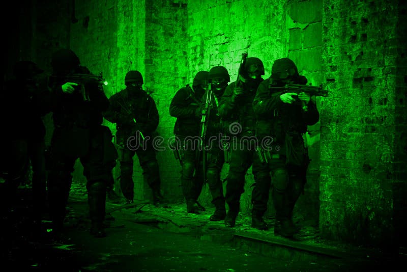 Police anti-terroriste de subdivision images stock Police anti-terroriste de subdivision images stock
