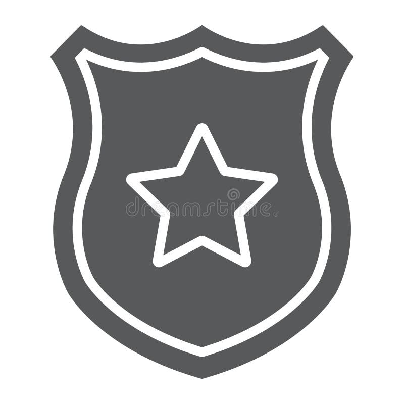 Law and Legal Clipart-police officer silver badge clipart