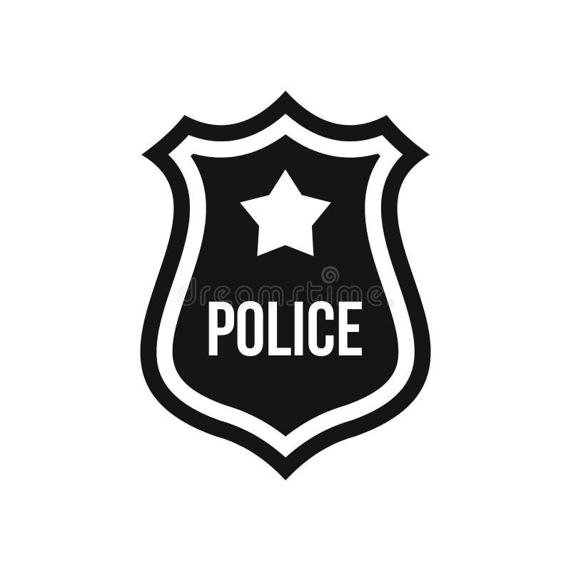 Download Police Badge Icon Digital Green Stock Vector ...