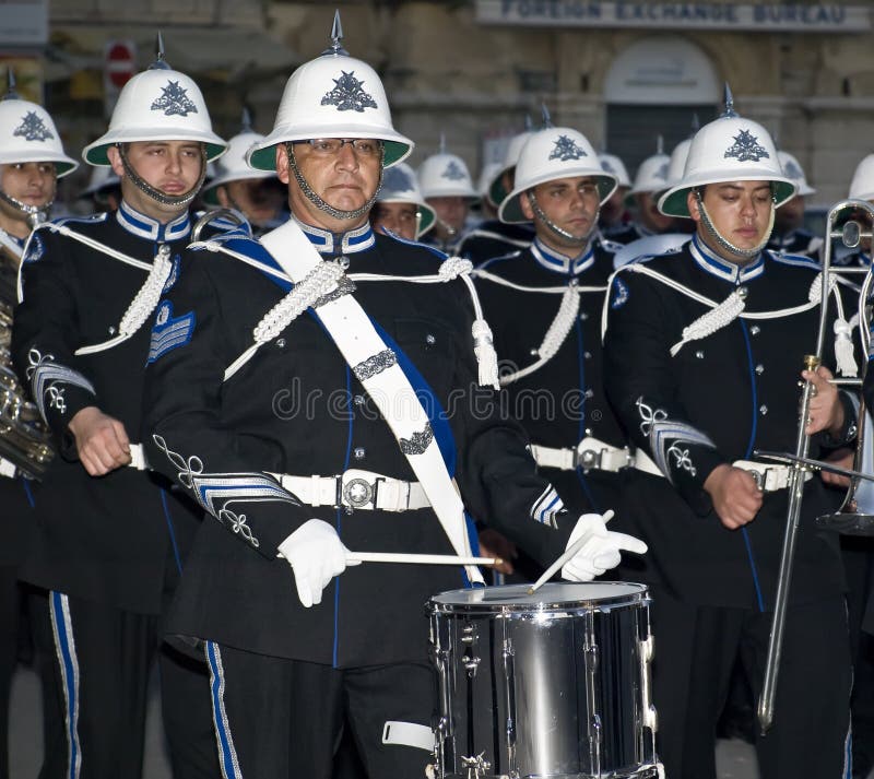 Cymbals Player in Marching Band Stock Photo Image of drumbeat