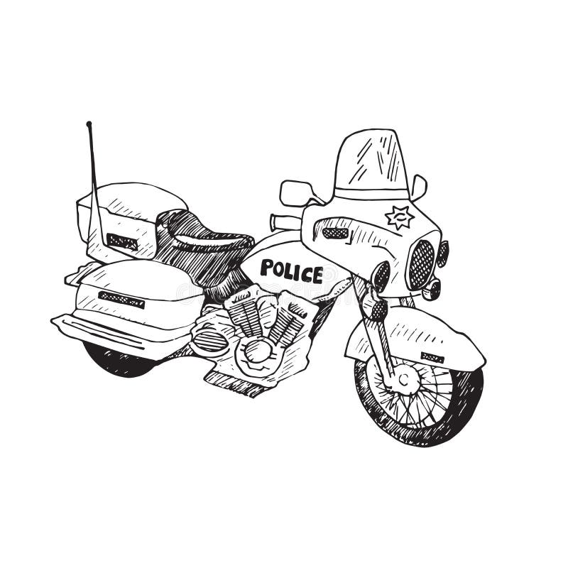 Police Bike Stock Illustrations – 725 Police Bike Stock Illustrations ...