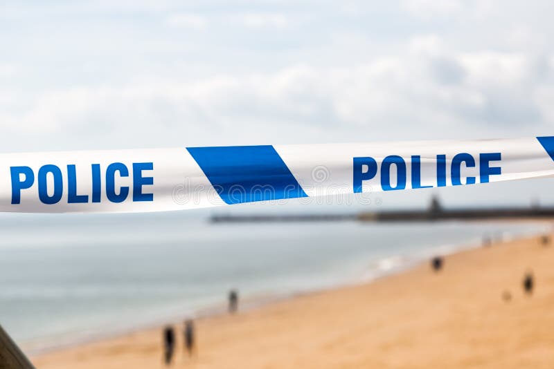 Police blue tape stock photo. Image of holiday, orange 80433096