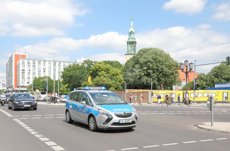 German Police Sign Berlin Germany Stock Image Image of logo, station 157782935