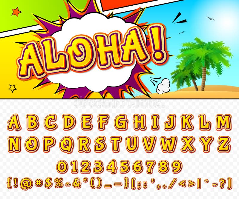 Police comique créative Alphabet de vecteur dans l'art de bruit de style illustration de vecteur Police comique créative Alphabet de vecteur dans l'art de bruit de style illustration de vecteur