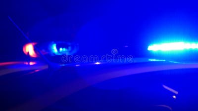 Blue Flashing Police Car Lights Night Stock Footage Video (100%  Royalty-free) 20923984