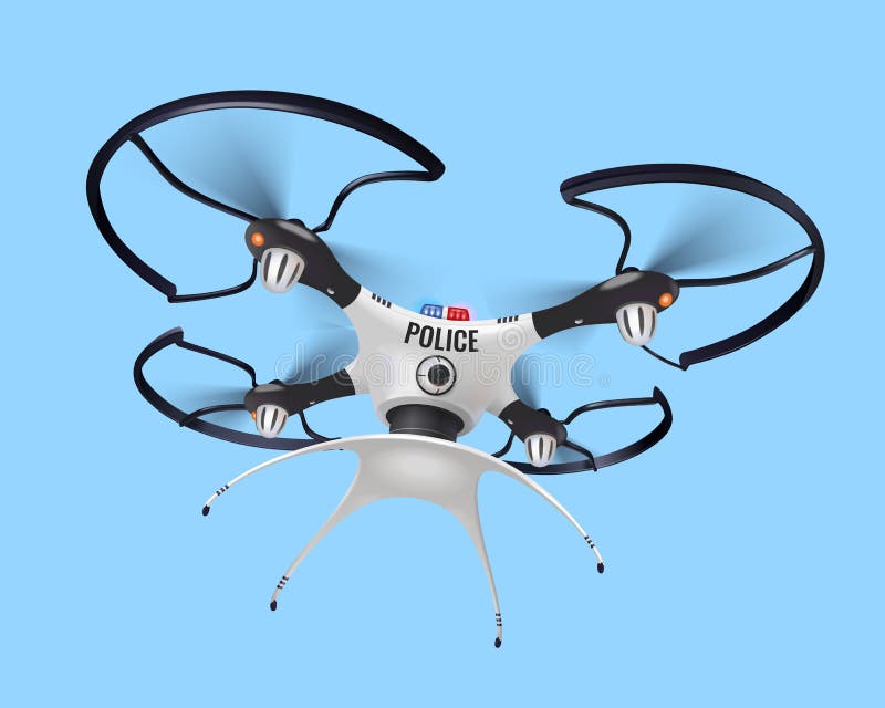 Police Surveillance Drone Stock Illustrations 233 Police Surveillance