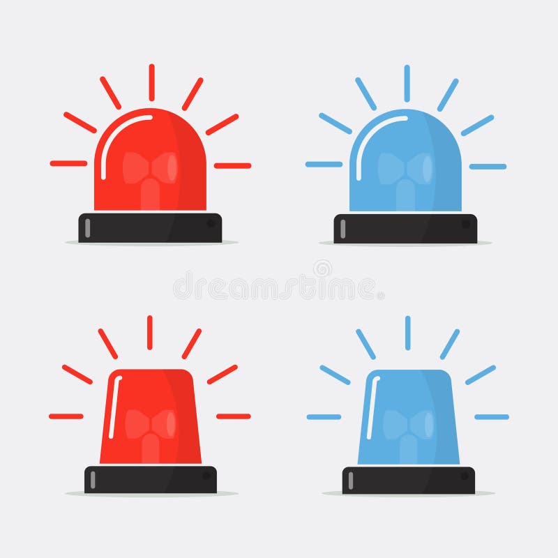 police lights clipart