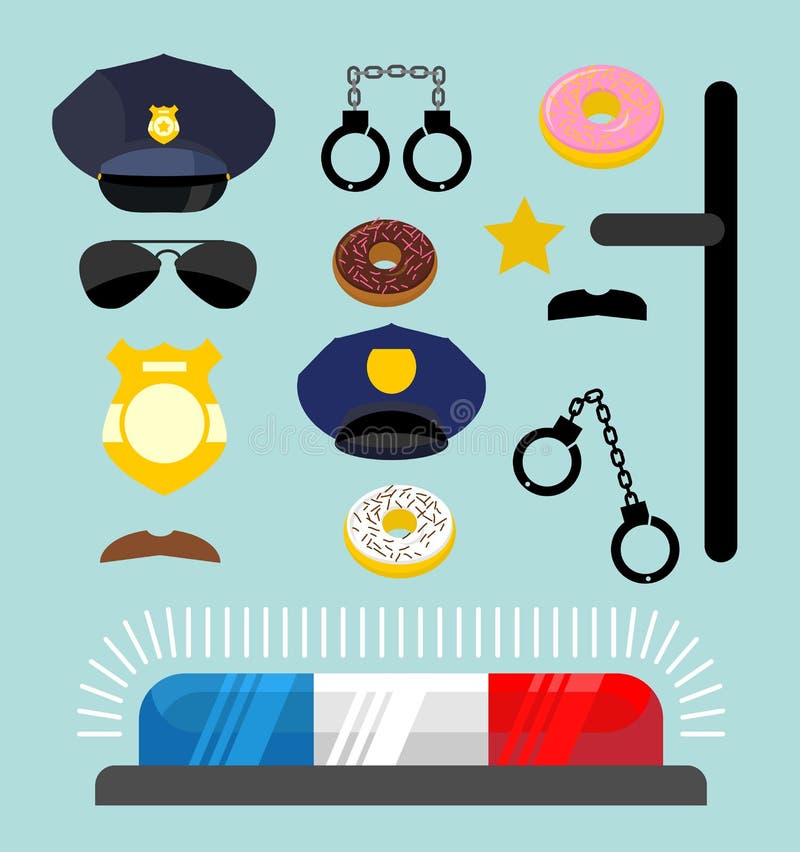 Police Accessories Stock Illustrations – 832 Police Accessories Stock  Illustrations, Vectors & Clipart - Dreamstime