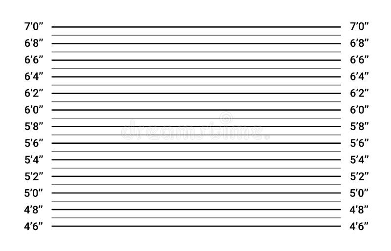 Featured image of post Height Chart Blank Mugshot height chart vectors 82