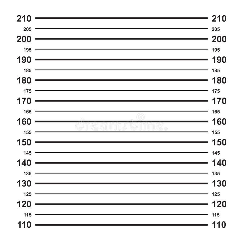 Police Height Chart For Sale