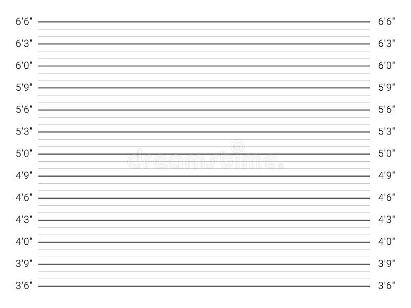 Mugshot Backdrop Photo Booth Banner X Ft, Police Lineup Height Charts