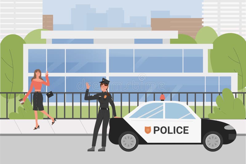Police Office Department with Cartoon Officer Detective Man Stock Vector - Illustration of jail, office: 202479530 Police Office Department with Cartoon Officer Detective Man Stock Vector - Illustration of jail, office: 202479530