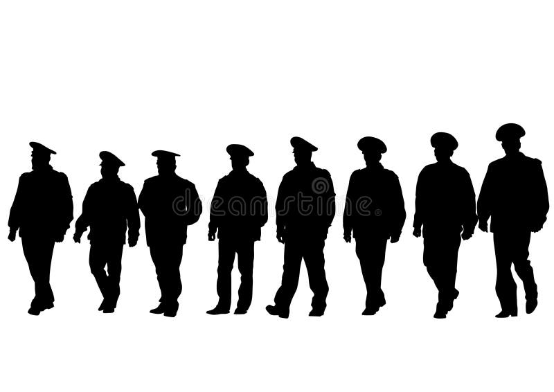 Police Protective Clothing Seven Stock Vector Illustration of issues