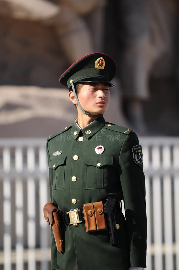 Policier chinois images libres de droits