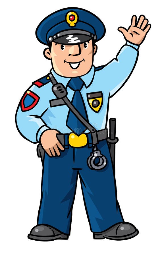 Illustration Représentant Un Uniforme D'enfant D'un Policier Avec