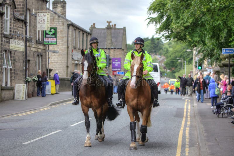 Policiers à cheval image stock Policiers à cheval image stock