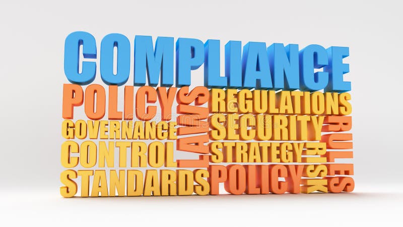 Policy, laws and compliance stock illustration Policy, laws and compliance stock illustration