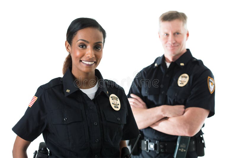 Policía: Oficial Partners Standing Together Policía: Oficial Partners Standing Together