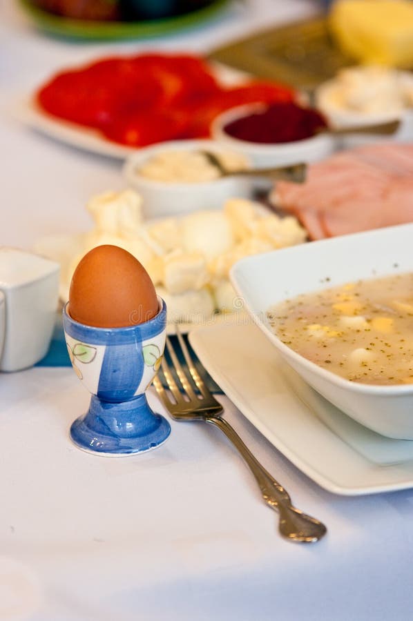 Polish Easter table stock photo. Image of dish, polish 31269190