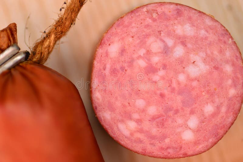 Polish Sausage Krakauer in a Bird Eyes View Stock Photo Image of bird