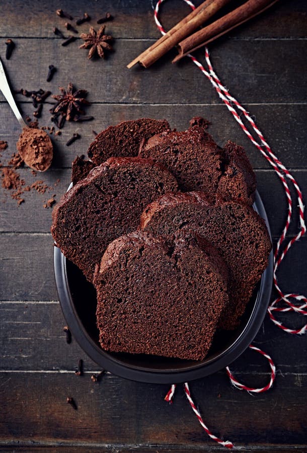 Polish Spiced Honey Cake for Christmas Stock Photo - Image of dark ...
