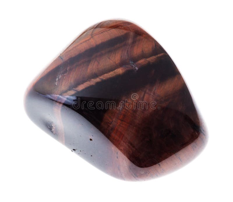 polished bull-eye (ox-eye) gemstone on white stock images polished bull-eye (ox-eye) gemstone on white stock images