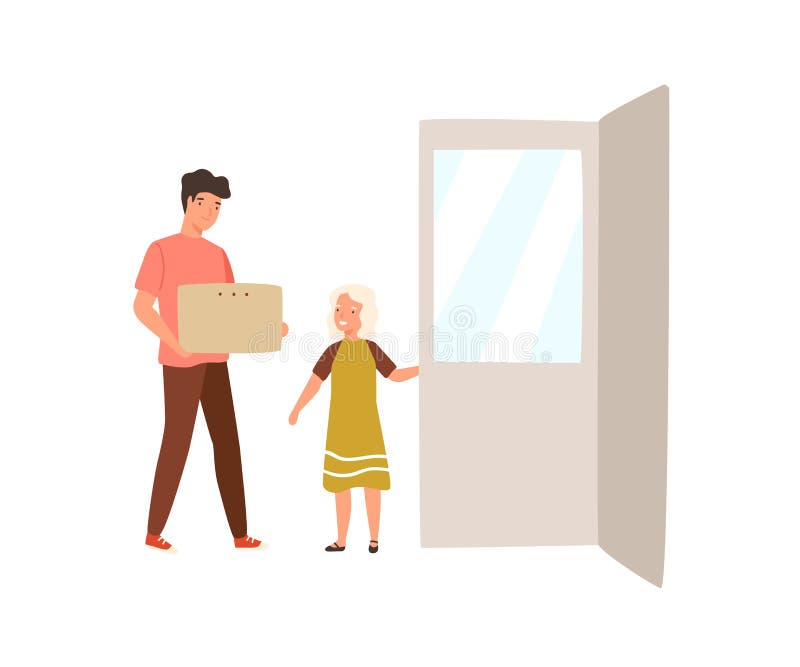 Door Kid Stock Illustrations 2 418 Door Kid Stock Illustrations Vectors Clipart Dreamstime