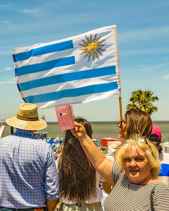 Political Act Celebration, Montevideo, Uruguay royalty free stock photos Political Act Celebration, Montevideo, Uruguay royalty free stock photos