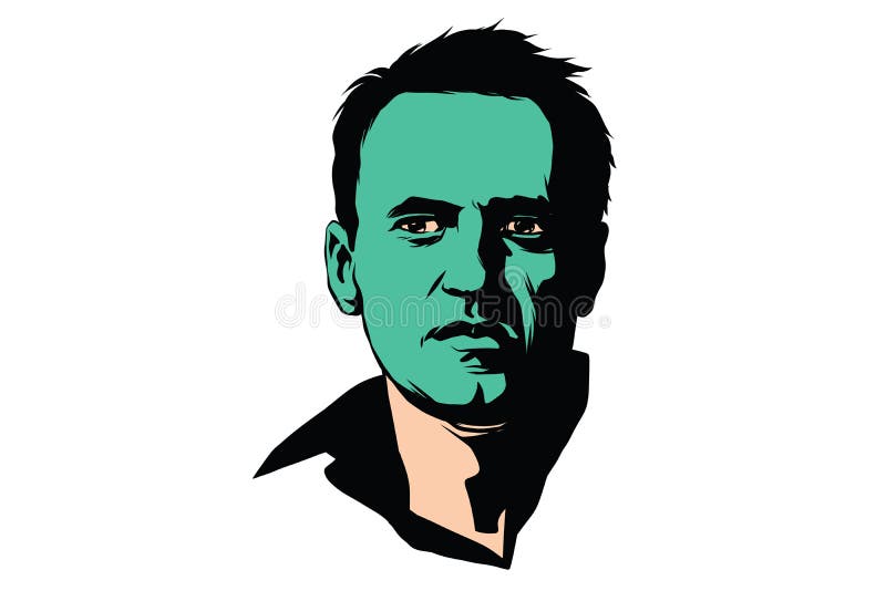 Politician Alexei Navalny With A Green Face Editorial Stock Image Illustration Of Opponent Character 92109839