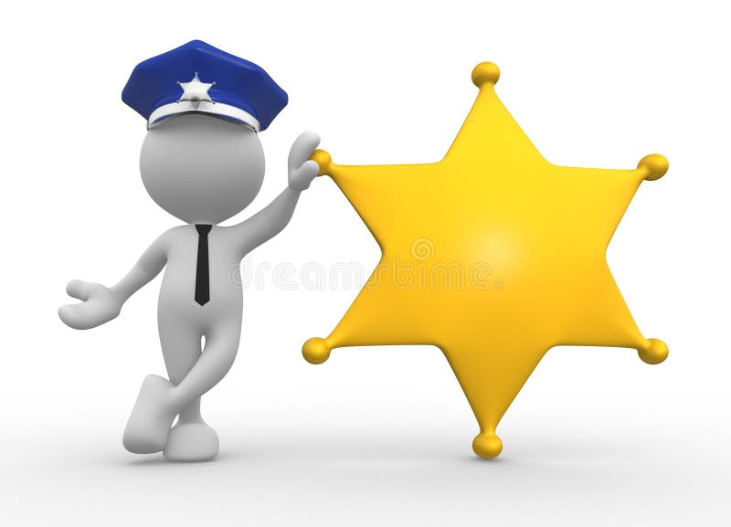 Polizist stock abbildung Polizist stock abbildung