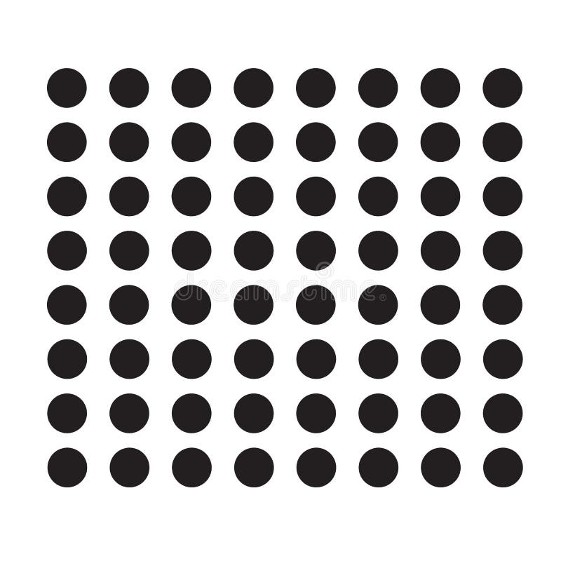 Polka dot icon on white background. polka dot icon for your web site design, logo, app, UI. black dots symbol