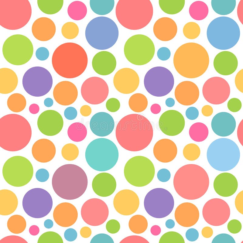 Polka dot pattern stock vector. Illustration of circle - 71366988