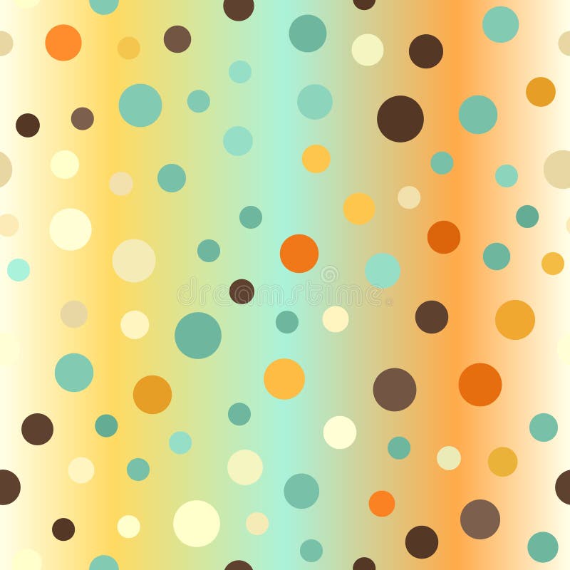 Polka dot pattern. Seamless vector vector illustration