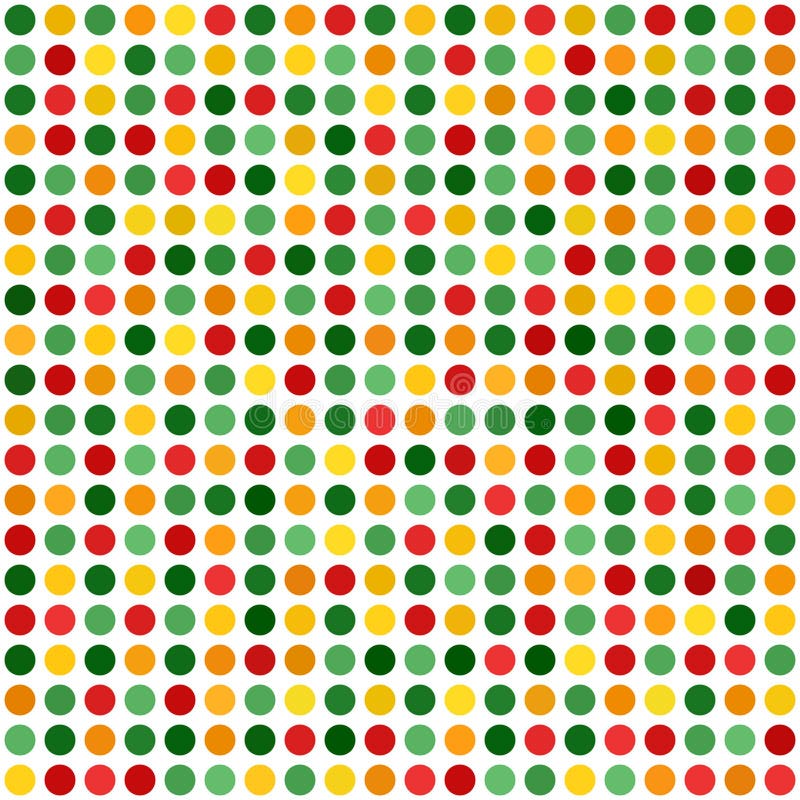 Polka dot pattern. Seamless vector stock illustration