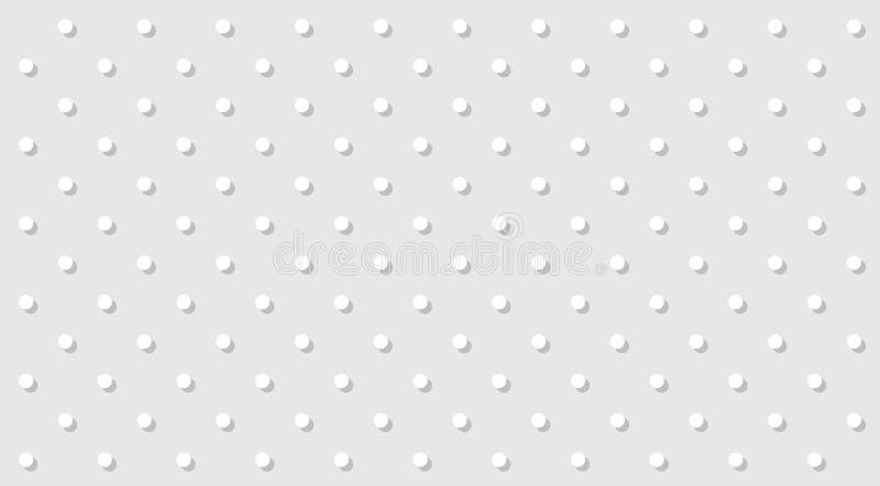 Polka Dot White on Grey Pastel Soft Background, Grey Pastel Simple with  Polka Dot White Small Pattern, Cute Polka Dots for Stock Vector -  Illustration of doll, decor: 184966095