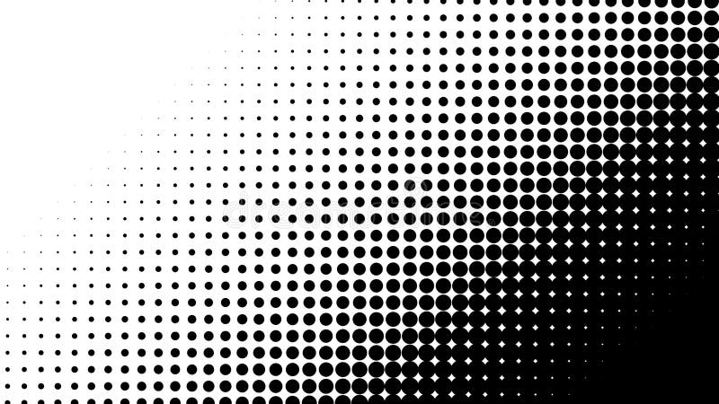 Polka Dots Abstract Pattern Comic Pop-art Halftone Black and White Color  Background. Stock Illustration - Illustration of geometric, gradient:  139142917