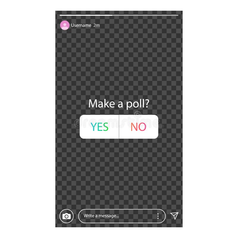 Download Poll In Social Media Interface A Poll Template A Poll In Popular Social Media The User Started A Poll Stock Vector Illustration Of Internet Choice 127593802