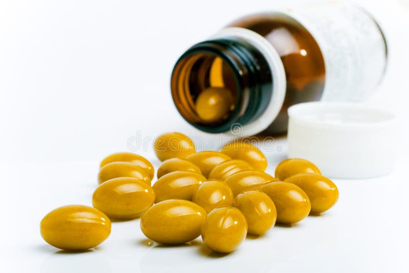 Beta carotene pills stock photo. Image of alternative 1993612