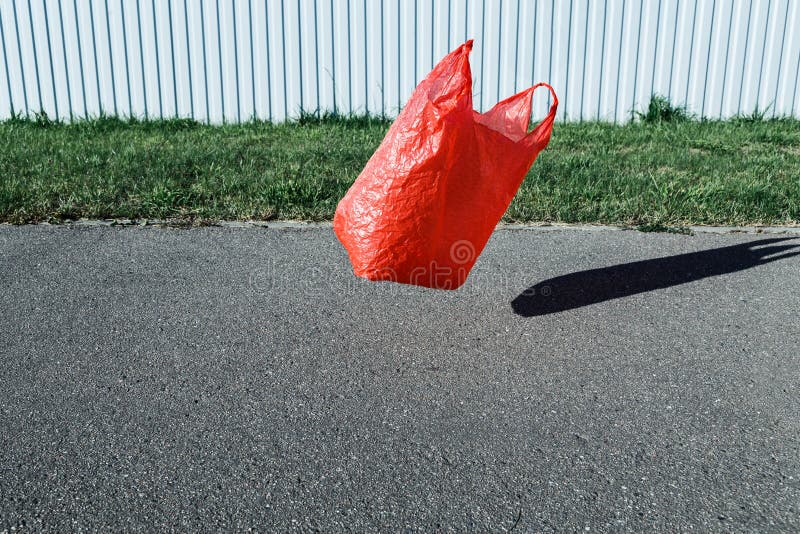 Plastic bag abandoned stock photo. Image of earth, dirt 44122424