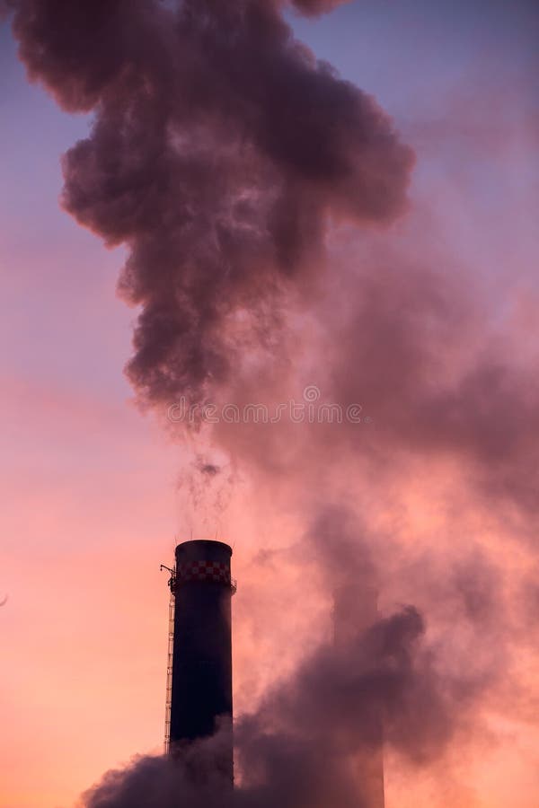 Pollution stock photo. Image of dramatic, damage, emissions 50591244