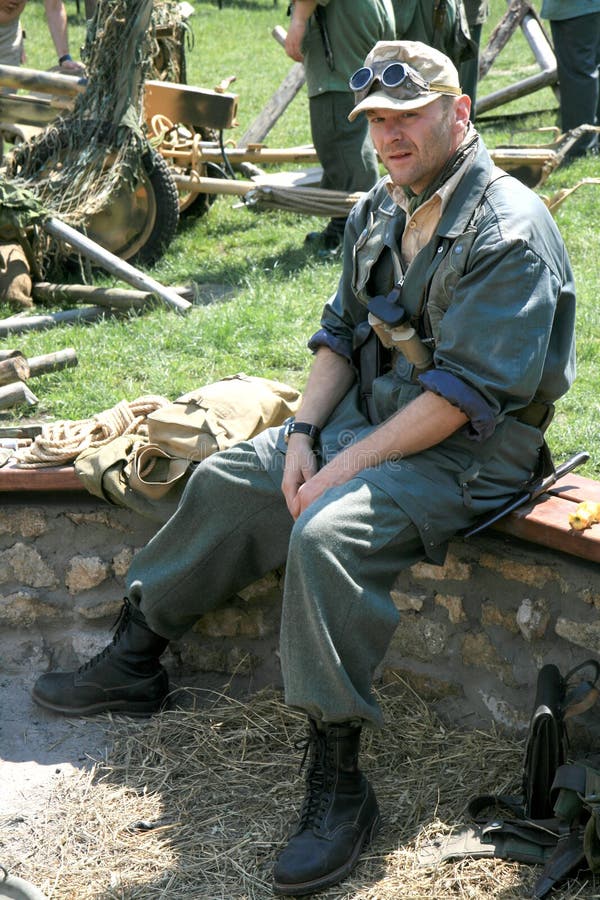 Polnischer Soldat WWII stockfoto Polnischer Soldat WWII stockfoto