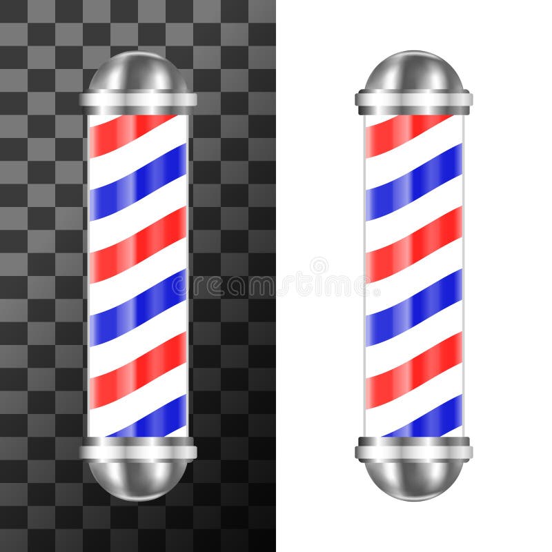 Poste clássico de barbearia ilustração do vetor