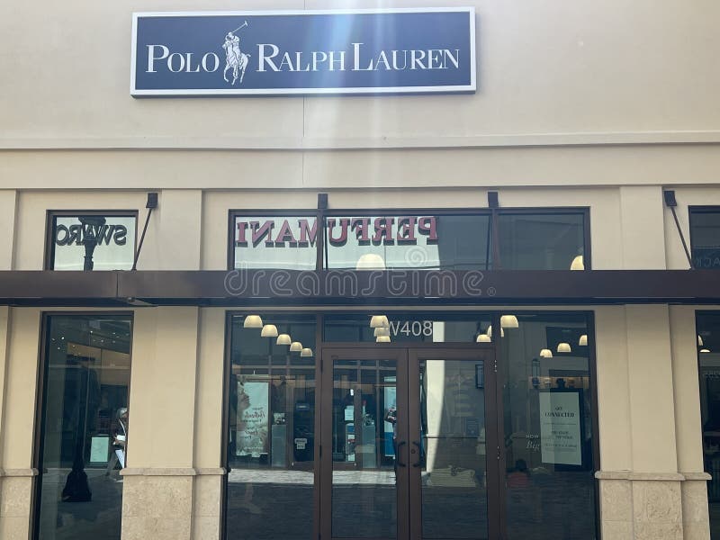 Exterior Ralph Lauren Outlet, Beijing, China Editorial Stock Image