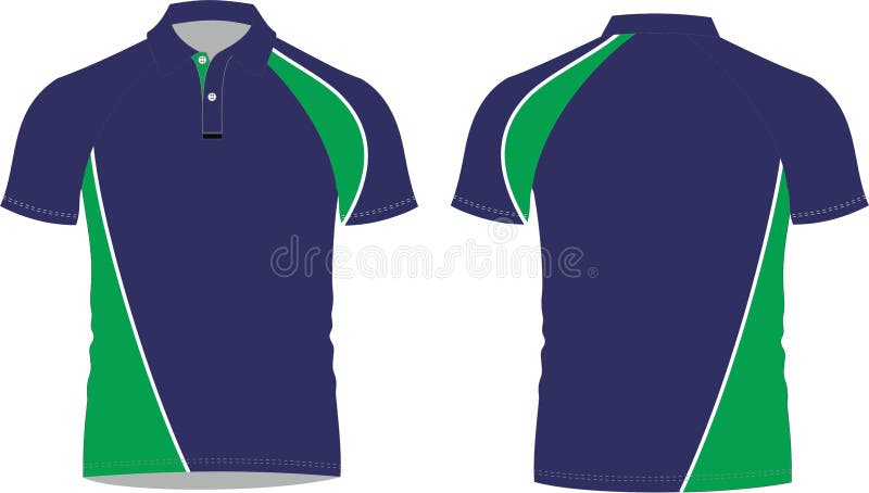 Polo Shirt Mock Up Illustrations Templates Custom Design Stock Vector - Illustration of male ...