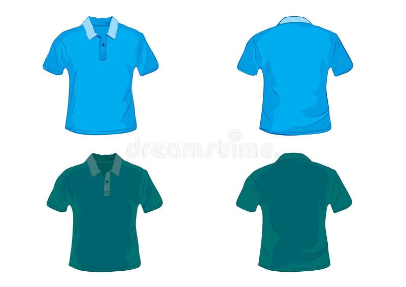 Polo shirt template stock vector. Illustration of gradient - 8604033