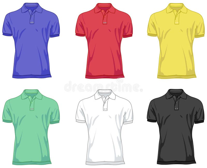 Polo shirts stock vector. Illustration of casual, dressed - 13432235