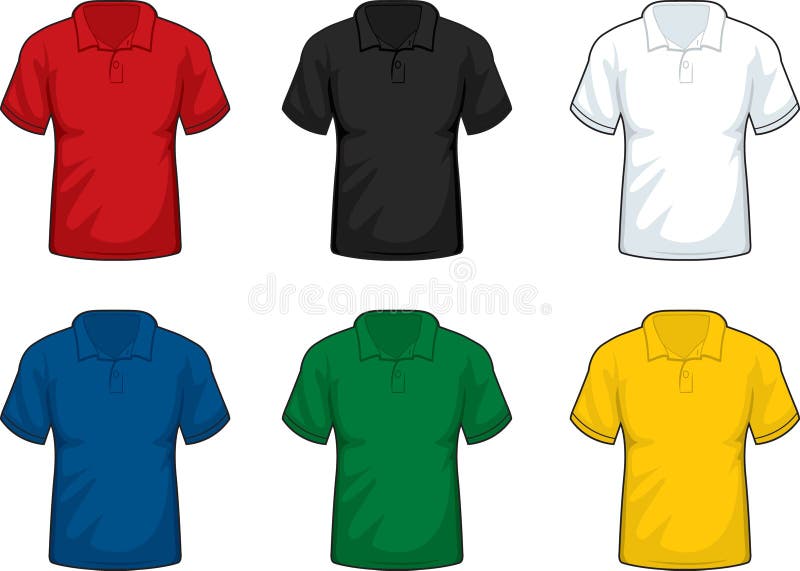 Polo Shirts stock vector. Illustration of shirt, collar - 1952991