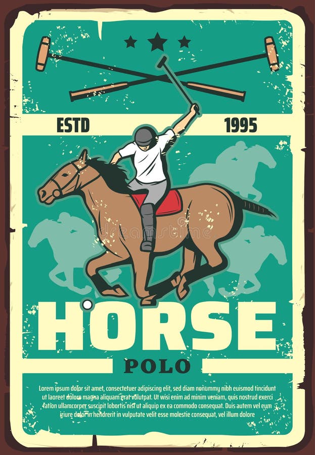 Horse Polo Sport Stock Illustrations – 1,711 Horse Polo Sport Stock ...